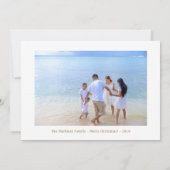 Carte Mer Et Salutations Vague De Baril Nautique (Dos)