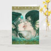 Carte mer kisses (Fleur jaune)