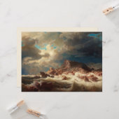 Carte Mer orageuse avec épave (par Marcus Larson) (Devant/Arrière en situation)