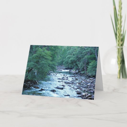 Carte Merced river by Happy Isles, Yosemite, CA (Devant)
