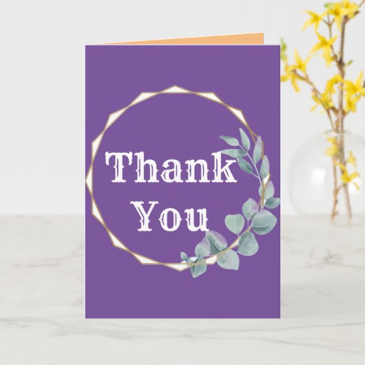 Carte Merci (Fleur jaune)