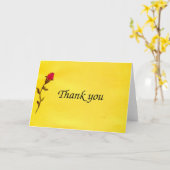Carte Merci (Fleur jaune)