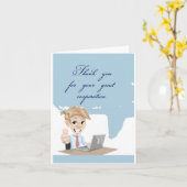 Carte Merci (Fleur jaune)