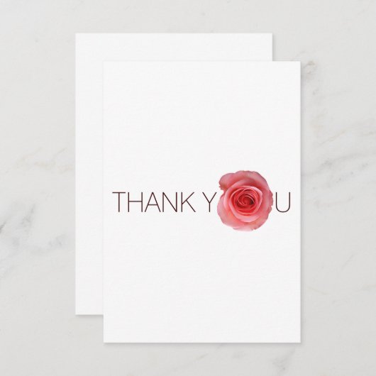 CARTE MERCI (Devant / Derrière)