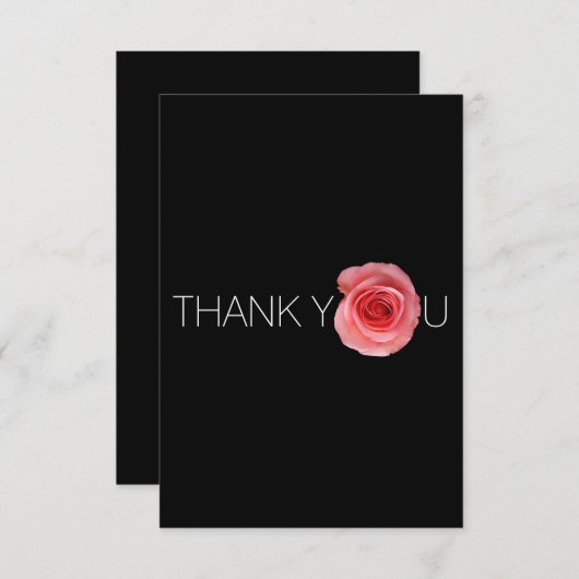 CARTE MERCI (Devant / Derrière)