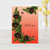 Carte Merci (Fleur jaune)