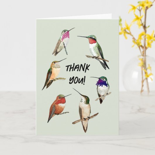 Carte Merci (Fleur jaune)