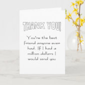 Carte Merci (Fleur jaune)