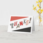 CARTE MERCI ! (Fleur jaune)