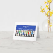 Carte Merci à Acupuncturiste (Fleur jaune)