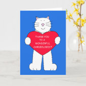 Carte Merci à Cardiologue (Fleur jaune)