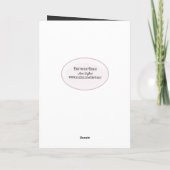 Carte merci à Daisy et coccinelle (Dos)