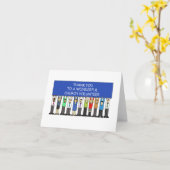 Carte Merci à l'Eglise Volontaire (Fleur jaune)