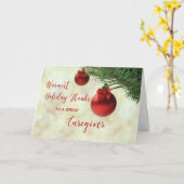 Carte Merci à l'organisateur de Noël (Fleur jaune)