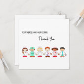 Carte Merci À Mes Héros Qui Portent Des Gouffres (Devant/Arrière en situation)