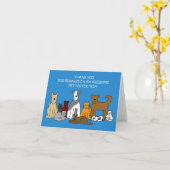 Carte Merci à Pet Foster Mom (Fleur jaune)