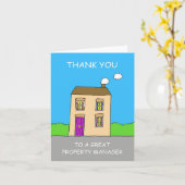 Carte Merci à Property Manager (Fleur jaune)