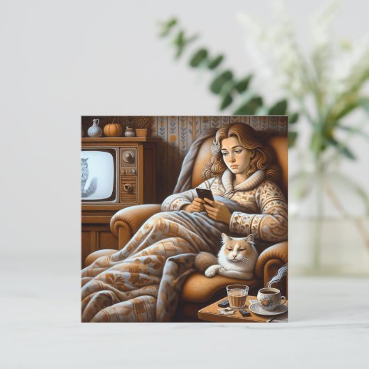 Carte Merci à un ami en ligne | Maladie chronique (Debout devant)