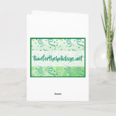 Carte Merci à un enseignant merveilleux appréciation (Dos)