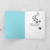 Carte Merci à Vétérinaire (Intérieur)