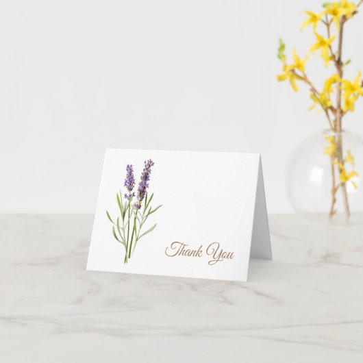 Carte Merci/accusé de réception (Fleur jaune)