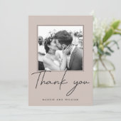 Carte MERCI Ajouter vos photos (Debout devant)