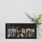 Carte MERCI Ajouter vos photos (Debout devant)