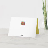 Carte Merci amusant et insouciant (Dos)