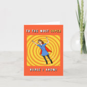 Carte Merci/Anniversaire de l'infirmière (Devant)