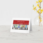 Carte Merci au cardiologue (Fleur jaune)