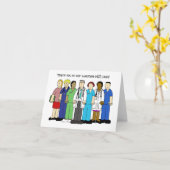 Carte Merci au personnel Médicale de HSE (Fleur jaune)