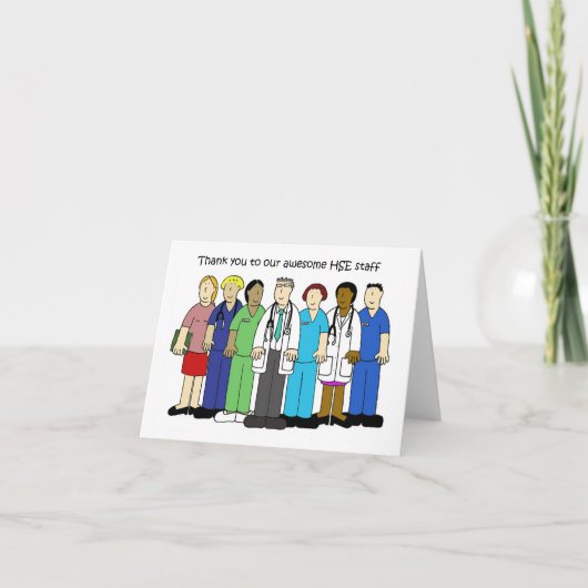 Carte Merci au personnel Médicale de HSE (Devant)
