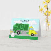 Carte Merci aux travailleurs de l'élimination des déchet (Fleur jaune)