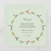 Carte Merci baby shower (Devant / Derrière)