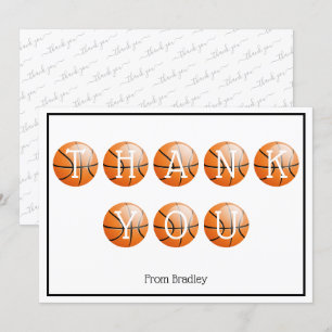 Carte Merci Basketball personnalisé