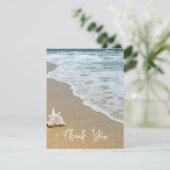 Carte Merci Beach Seashell (Debout devant)