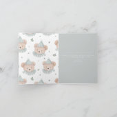 Carte Merci Beary Much Ourson (Intérieur)