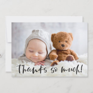 Carte Merci Beaucoup   Merci photo bébé