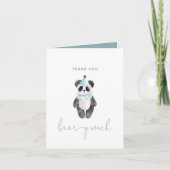 Carte Merci beaucoup Ours Panda (Devant)