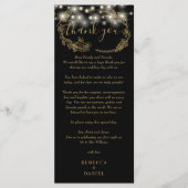 Carte Merci Black And Gold (Devant)
