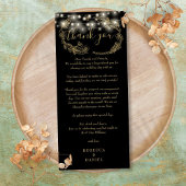 Carte Merci Black And Gold