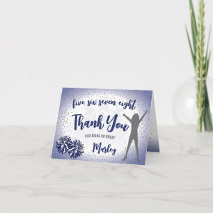 Carte Merci bleu marine