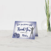 Carte Merci bleu marine (Devant)