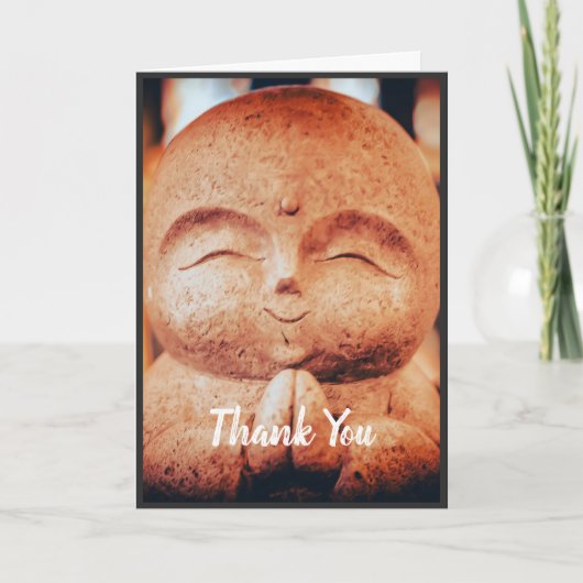 Carte Merci Bouddha heureux  (Devant)