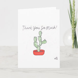 Carte Merci Cactus 5