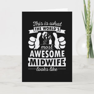 Carte Merci cadeau de la sage-femme