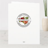 Carte Merci catholique pour cadeau Mariage (Dos)