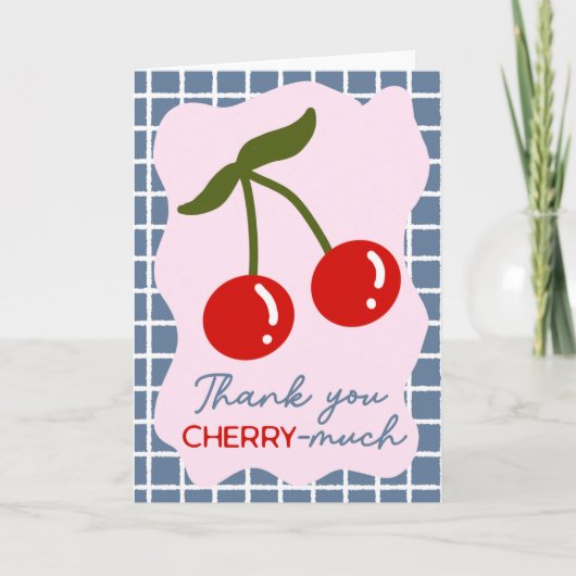 Carte Merci Chercher beaucoup de chatte chatte (Devant)