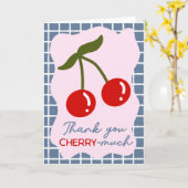 Carte Merci Chercher beaucoup de chatte chatte (Fleur jaune)