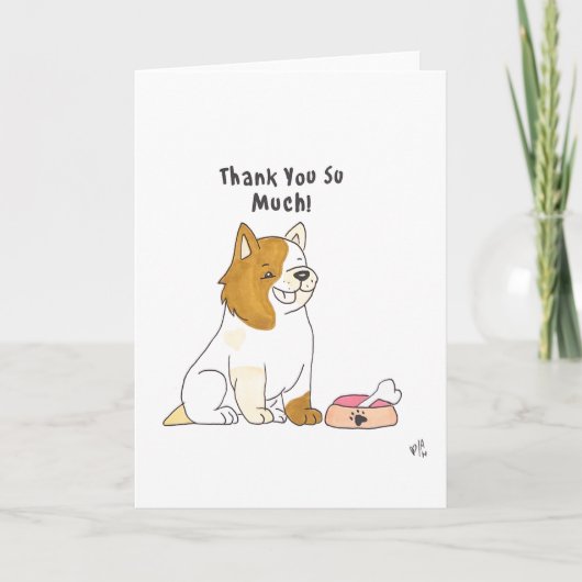 Carte Merci Chien 2 (Devant)